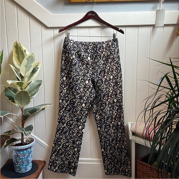 Free People Mod Crop Textured Jacquard Pants - Picture 2 of 14